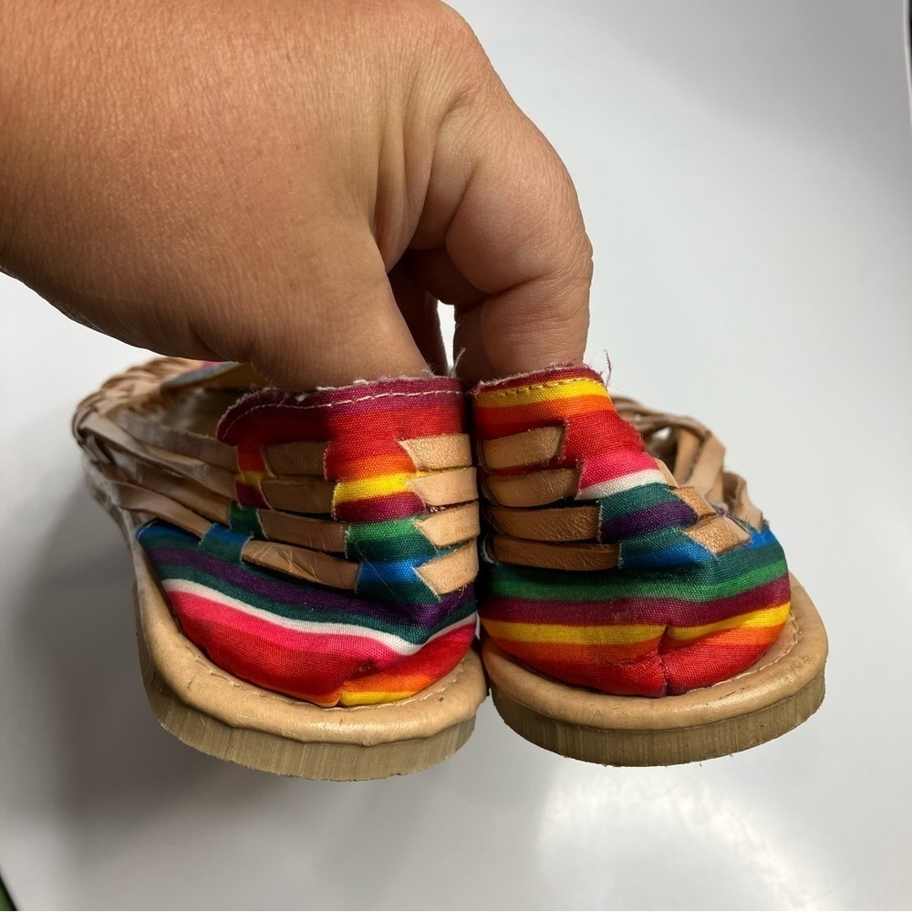 Rosario multicolored huaraches leather size 8‎ - Picture 6 of 8